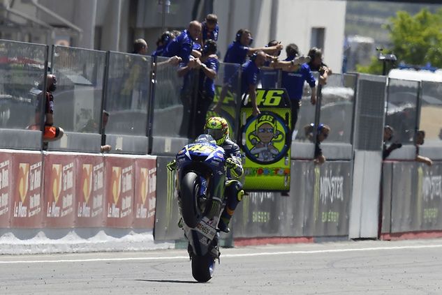 Valentino Rossi po raz kolejny w tym roku stanął na podium MotoGP