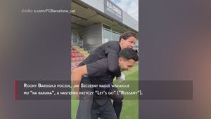 #dziejesiewsporcie: nagranie ze Szczęsnym robi furorę. Tak potraktował kolegę z FC Barcelony