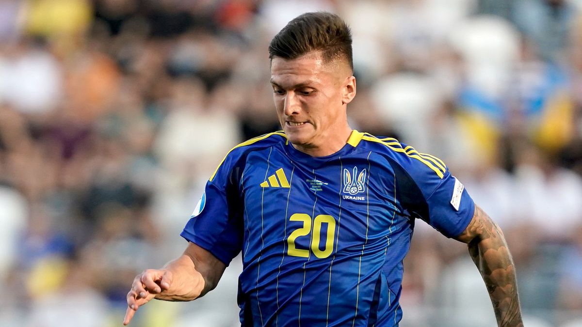 Getty Images / Piermarco Tacca - UEFA/UEFA via Getty Images / Na zdjęciu: Władysław Weleten w meczu z Finlandią na ME 2025 U-21