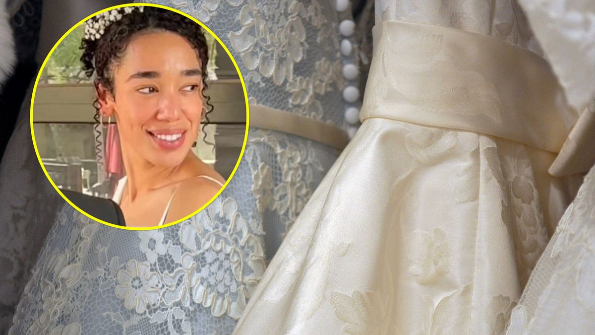 Tiktokerka wydała 15 zł na suknię.