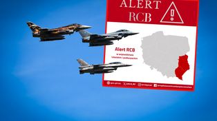 Myśliwce znów w powietrzu. Nowy alert na terenie dwóch województw