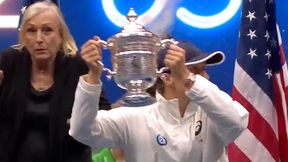 Świątek się przestraszyła. Uniosła puchar i nagle ogromny huk (WIDEO)