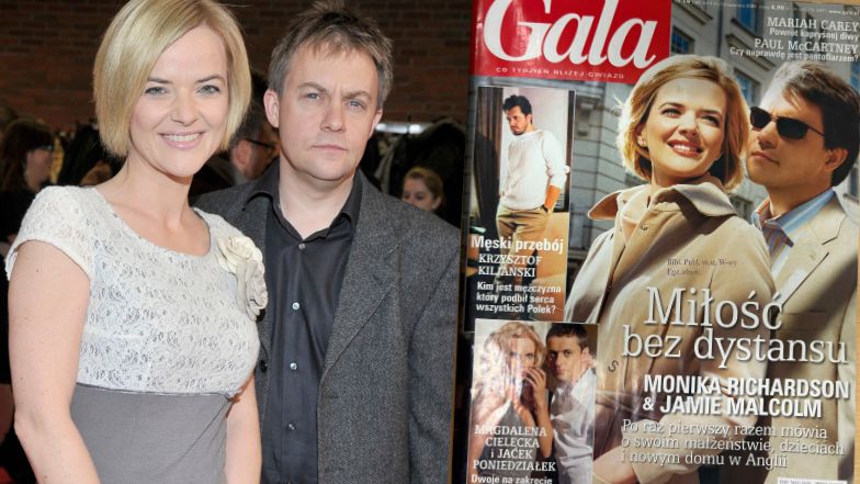 Richardson i Malcolm opowiadali o małżeństwie na odległość