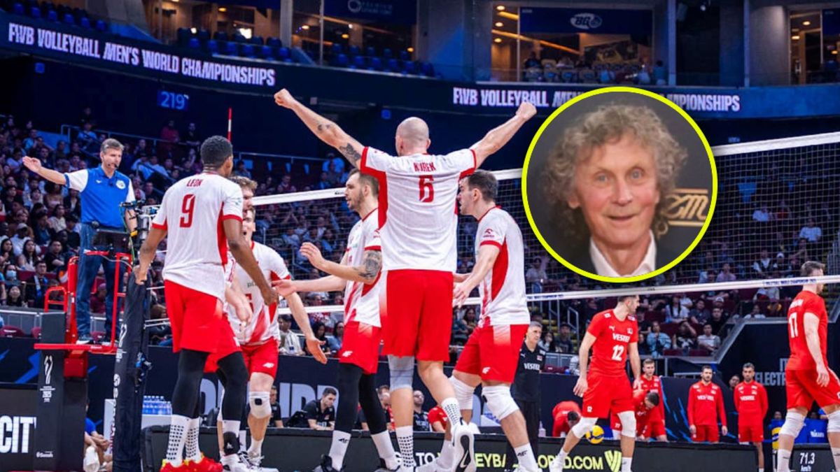 Materiały prasowe / volleyballworld.com / WP SportoweFakty / Na zdjęciu: radość reprezentacji Polski w meczu z Turcją, na małym zdjęciu: Ryszard Bosek