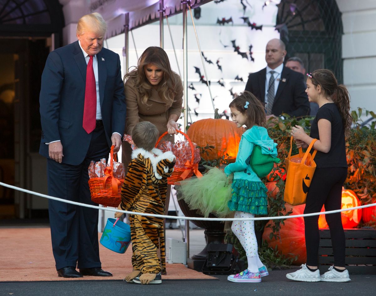 Tak Melania i Donald Trump obchodzili Halloween