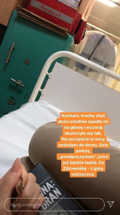 Magdalena Ogórek trafiła do szpitala