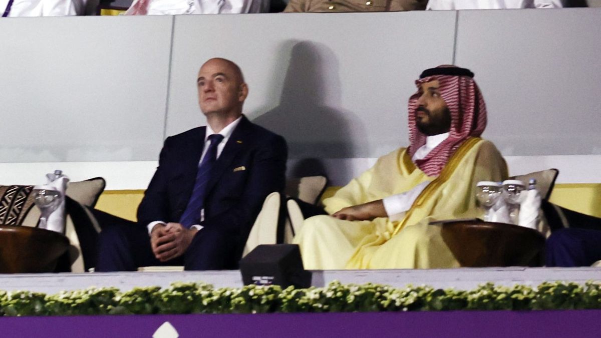 Gianni Infantino i Muhammad bin Salman