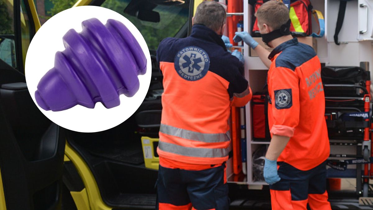 Niewinna zabawka dla psa? Personel SOR ma inne zdanie...