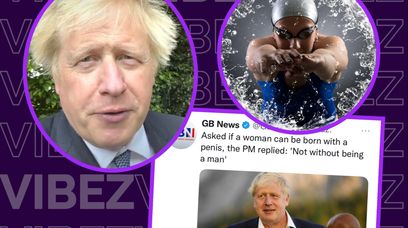 Boris Johnson o decyzji organizacji FINA: istnieje różnica między byciem kobietą a kobietą trans