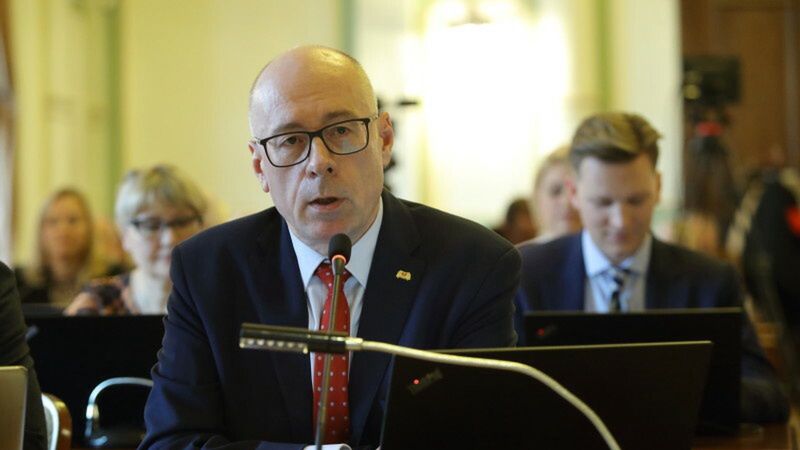 Kazimierz Koralewski (PiS) podczas sesji Rady Miasta Gdańska