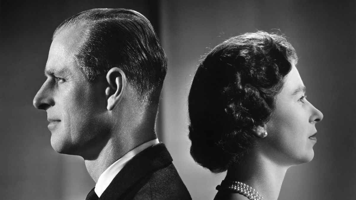 Królowa Elżbieta II i książę Filip, Londyn, grudzień 1958. 