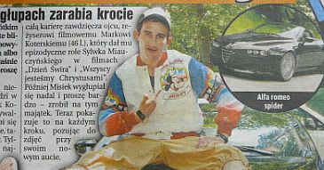 Koterski kupił auto za 200 tysięcy