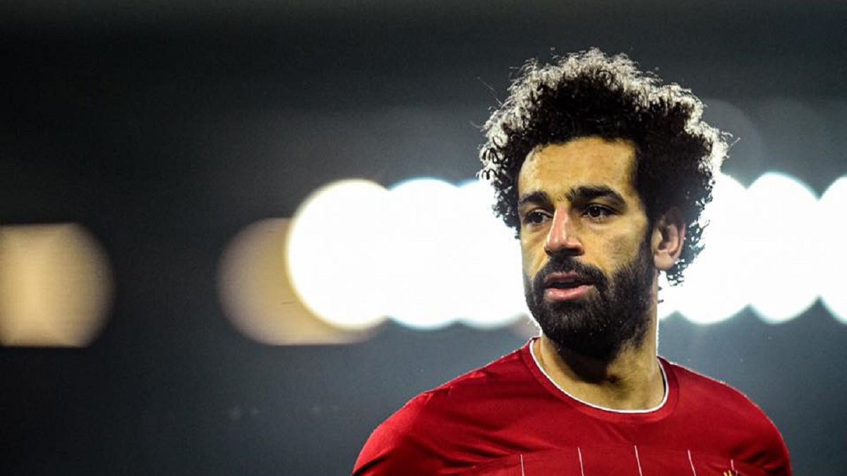 Mohamed Salah w barwach swojego klubu Liverpool FC