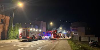 Bytów: Pożar na ulicy Prostej.