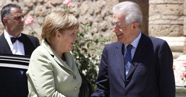 Szczyt UE: Monti zapowiada walkę z Niemcami