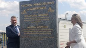 Budowniczy i legenda żużla zostali patronami miniżużlowego stadionu