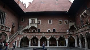 Kraków: Atrakcja na dziedzińcu Collegium Maius