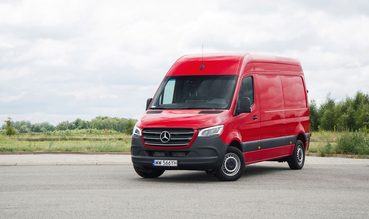 Mercedes Sprinter 314 CDI: przedni napęd mu nie zaszkodził