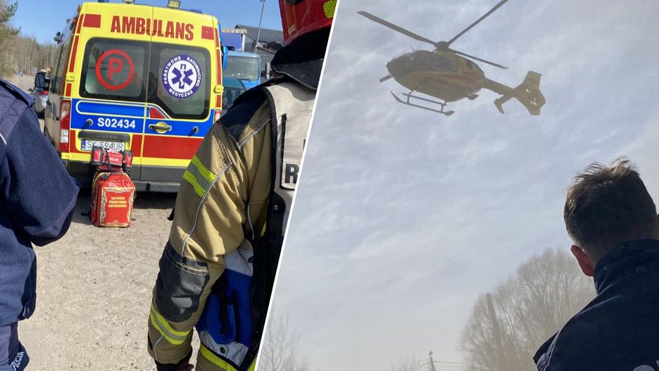 14-latek w bardzo ciężkim stanie po wypadku w lesie