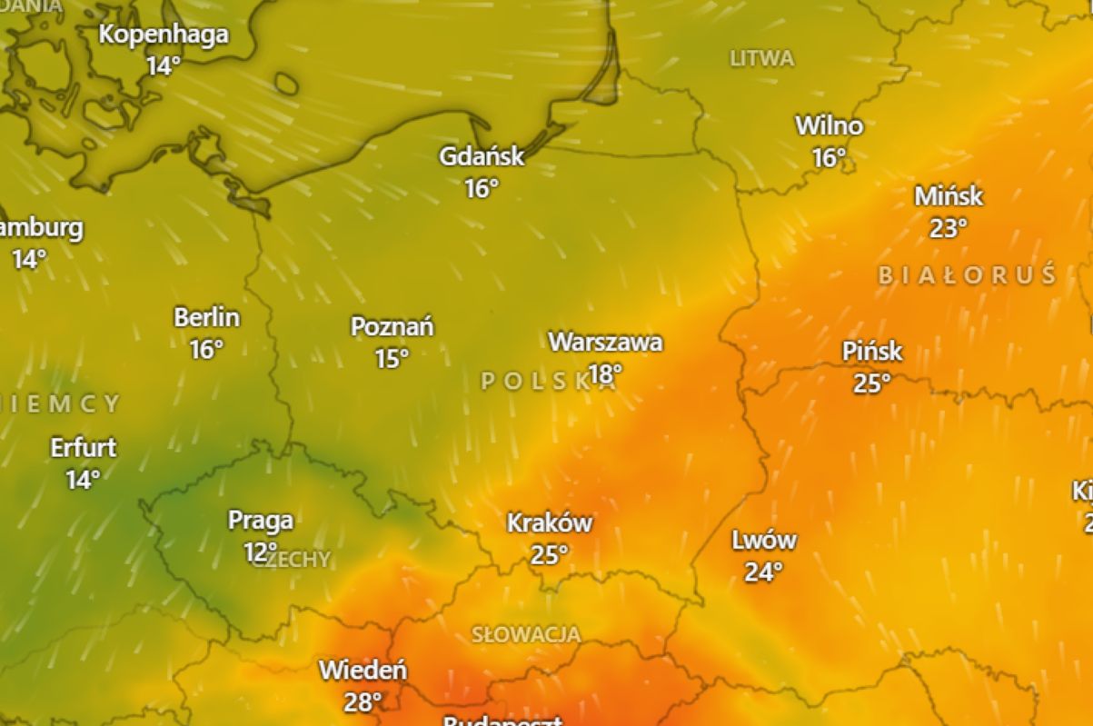 Polska podzielona. Idzie załamanie pogody