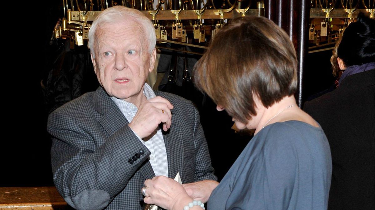 Marian Opania z żoną