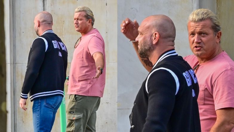 Emil Stępień i Jarosław Jakimowicz robią wspólnie interesy na prywatnym spotkaniu