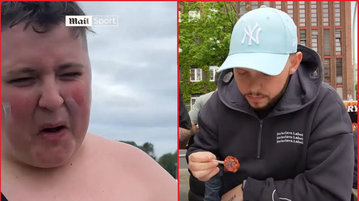 Kibic z Anglii posmakował currywursta na Euro 2024