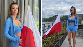 Doda uczciła rocznicę Krwawej Niedzieli na Wołyniu. W kusym stroju wywiesiła polską flagę