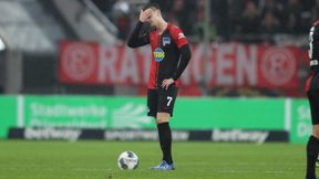 Bundesliga. Hoffenheim - Hertha. Krzysztof Piątek krzyczał po polsku do sędziego
