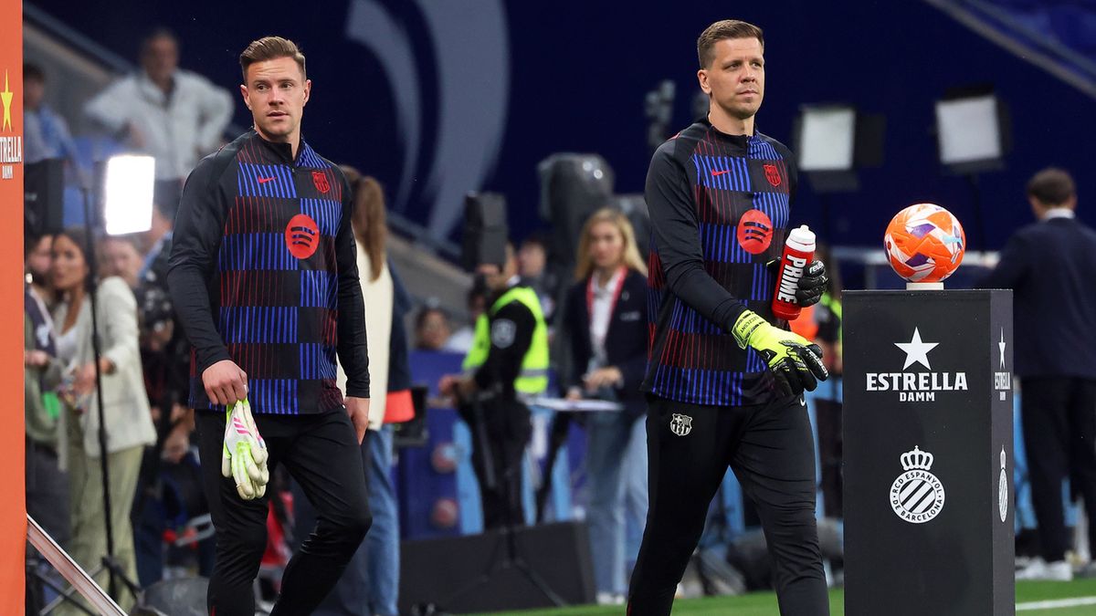 Getty Images / Joan Valls/Urbanandsport/NurPhoto / Na zdjęciu: Marc-Andre ter Stegen i Wojciech Szczęsny