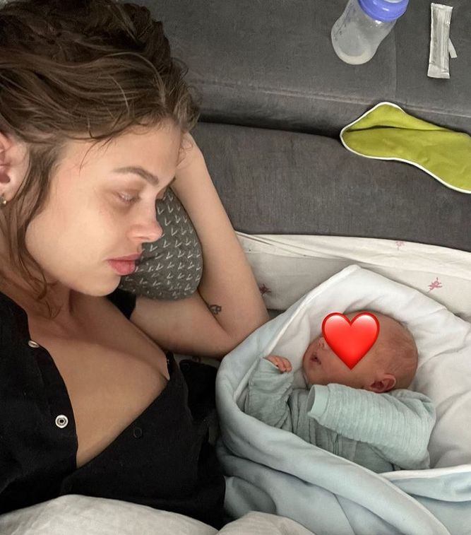 Joanna Opozda z synem