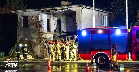 Katastrofa budowlana w Pile. Zawaliła się ściana budynku