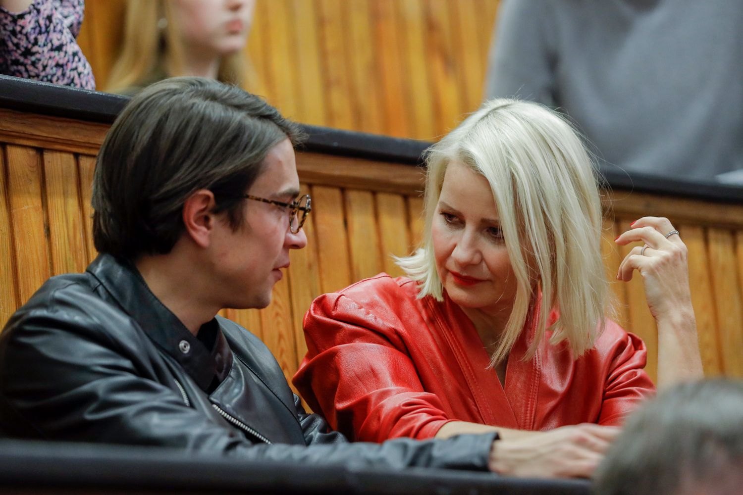 Nikodem Rozbicki i Małgorzata Kożuchowska. Foto z planu