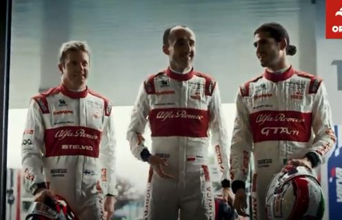 Robert Kubica, Kimi Raikkonen i Antonio Giovinazzi polecają kawę z Orlenu