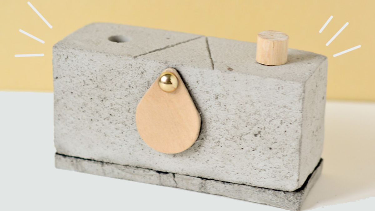 Zrobiła aparat otworkowy z betonu. Możesz wykonać go samodzielnie w domu 1