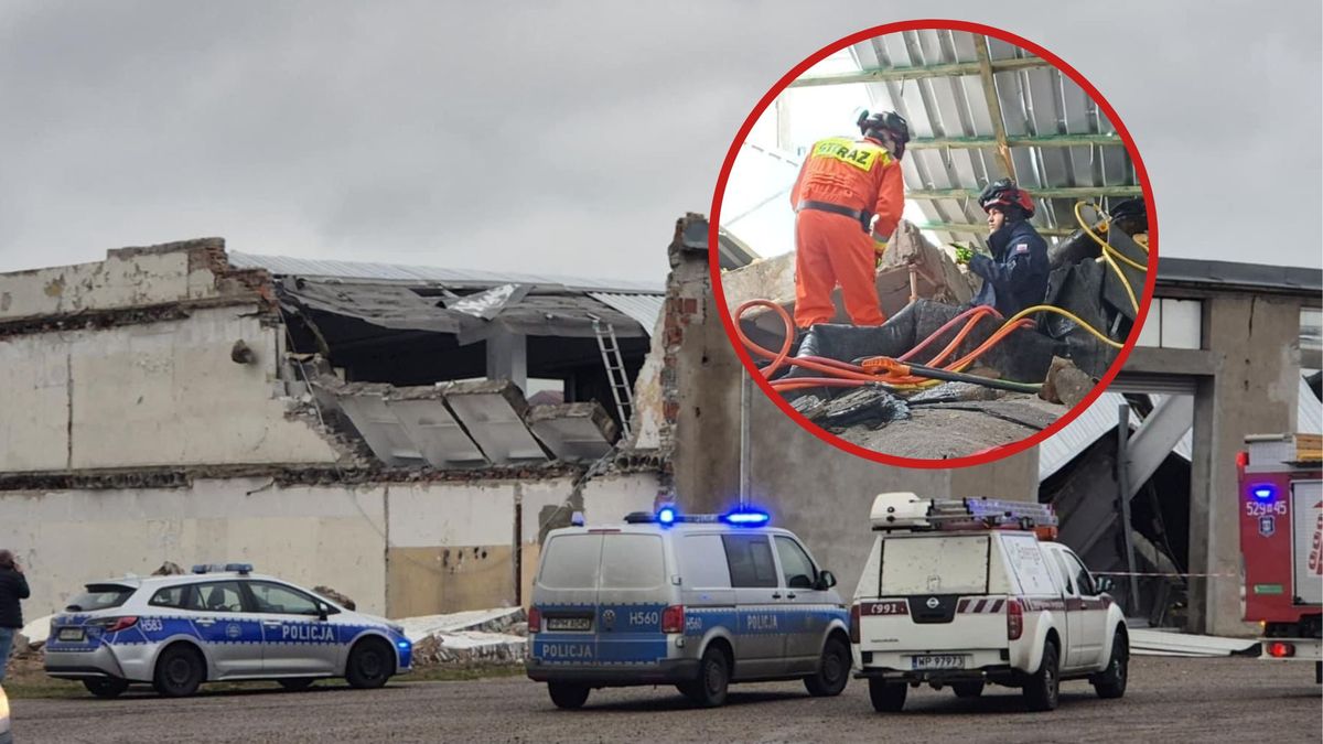Katastrofa budowlana w Mławie. Zawaliła się hala dachu