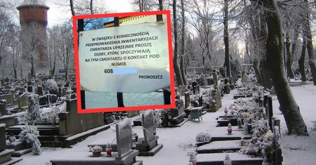 Ksiądz pokazał zdjęcie z cmentarza. Takiego ogłoszenia jeszcze nie było