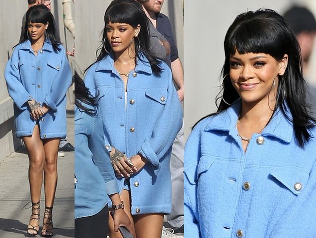 Rihanna wyszła na spacer... bez spodni? (ZDJĘCIA)