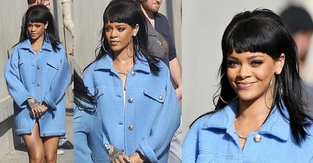 Rihanna wyszła na spacer... bez spodni? (ZDJĘCIA)