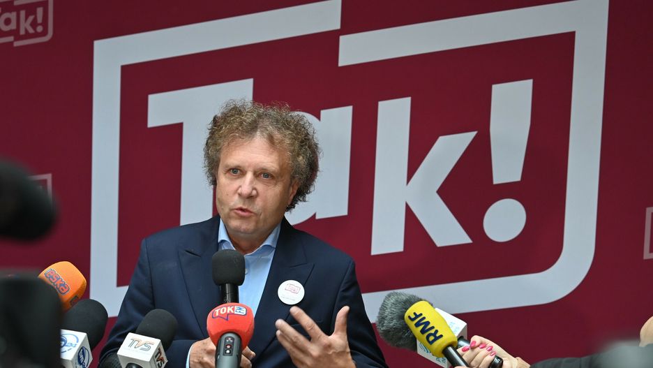 Jacek Karnowski po ścięciu włosów
