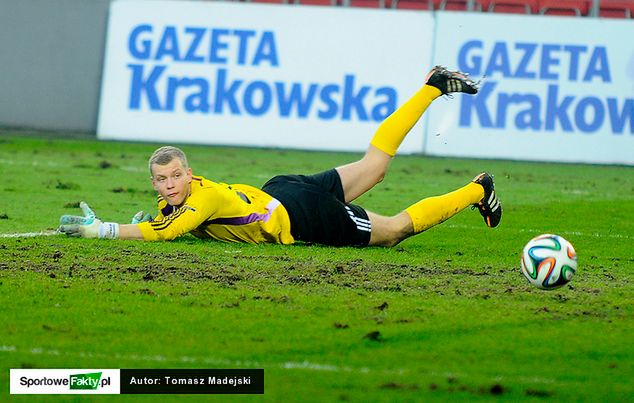 Jakub Wrąbel, młody bramkarz Śląska Wrocław