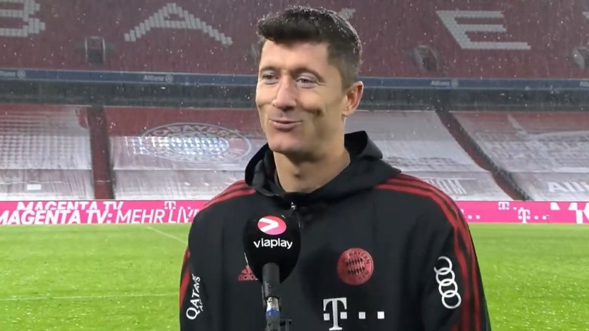 Zdjęcie okładkowe artykułu: Twitter / Viaplay / Robert Lewandowski w trakcie wywiadu