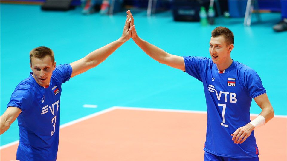 Materiały prasowe / FIVB / Na zdjęciu: siatkarze reprezentacji Rosji