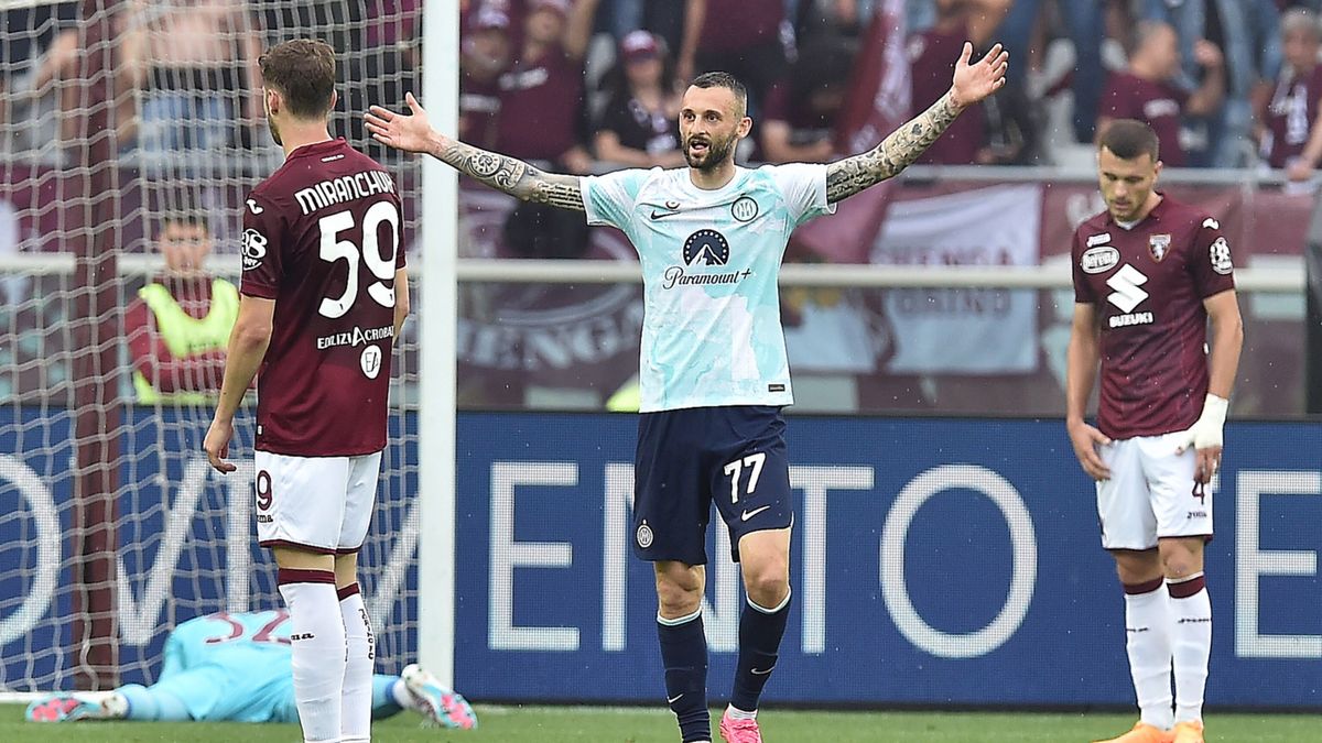 Zdjęcie okładkowe artykułu: PAP/EPA / Alessandro Di Marco / Marcelo Brozović w czasie meczu z Torino FC