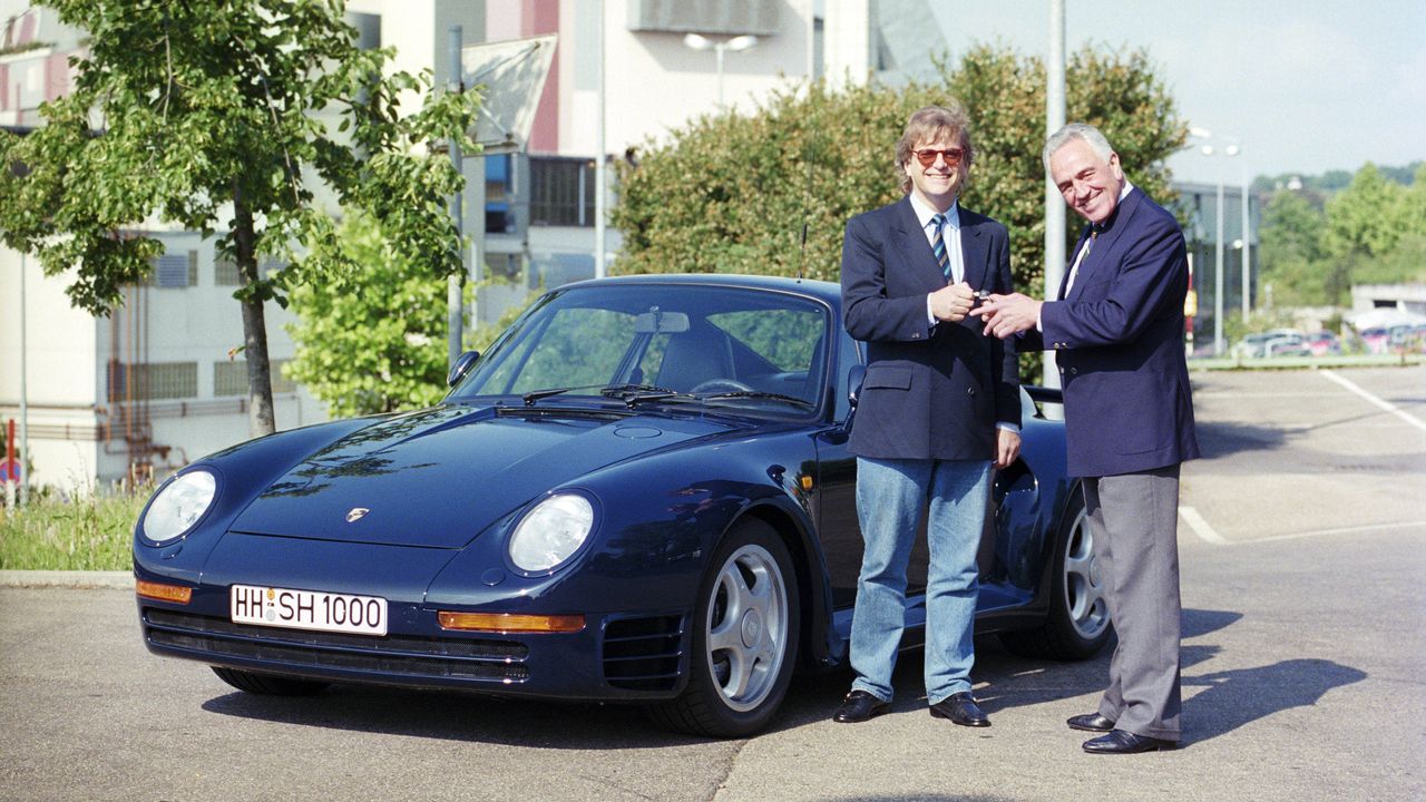 Wyobraźcie sobie dzień, w którym odbieracie porsche 959. Ja bym nie mógł usiedzieć na miejscu