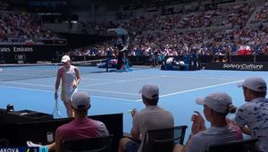 Tego na Australian Open jeszcze nie było. Świątek od razu skorzystała