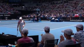 Tego na Australian Open jeszcze nie było. Świątek od razu skorzystała