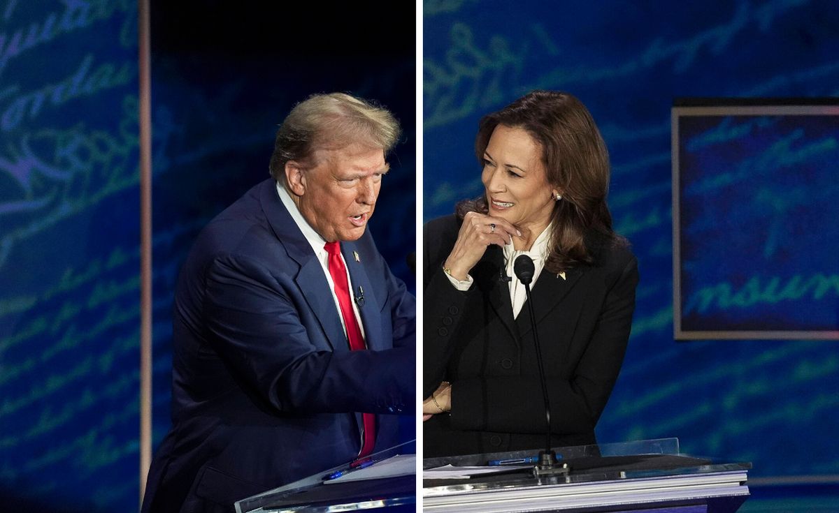 Kamala Harris, Donald Trump, debata prezydencka, mowa ciała To było słychać. Jednym błędem Trump pogrzebał swoje szanse?