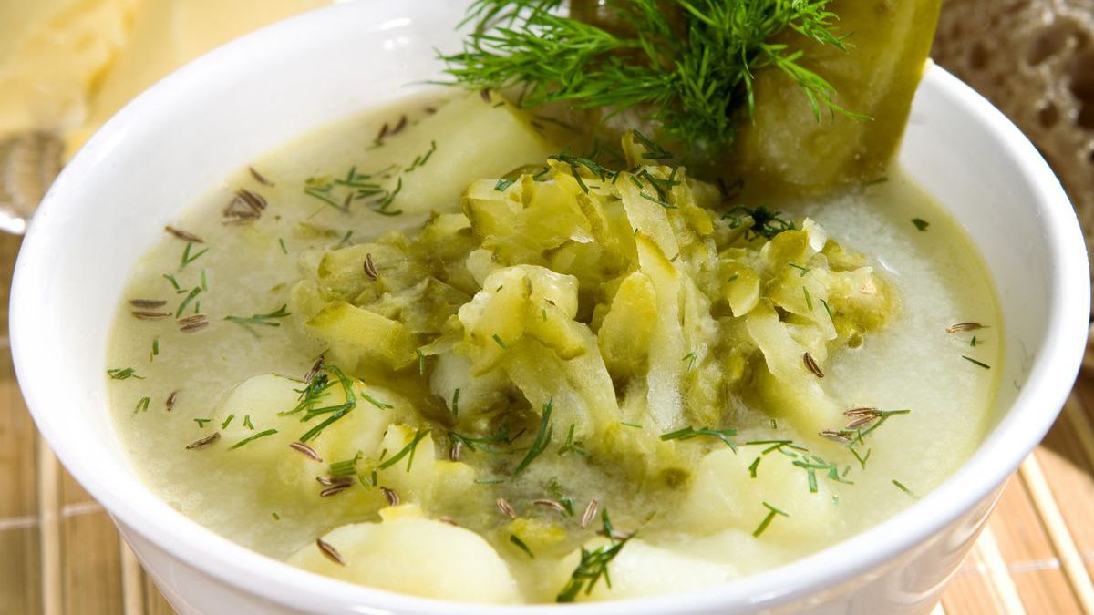 Zupa ogórkowa- Pyszności