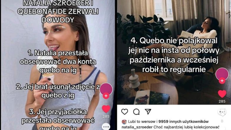 Natalia Szroeder i Quebonafide rozstali się? Są "dowody"